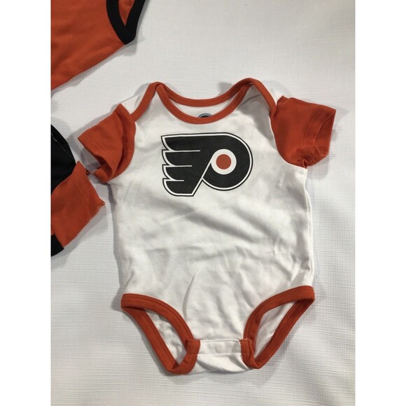 Philadelphia Flyers: One-Piece (Set Of 3), Size Girls 3/6 Months, NWT - Picture 4 of 7